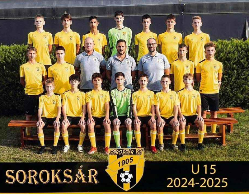 A Soroksár U15 csapata 2. helyen végzett