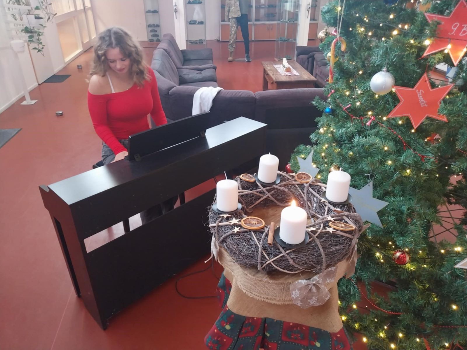 Adventi gyertyagyújtás