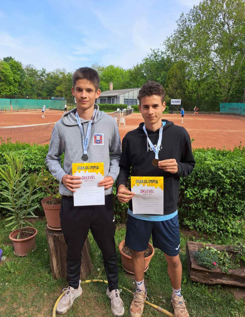 Dupla dobogós siker az U16-os tenisz diákolimpián