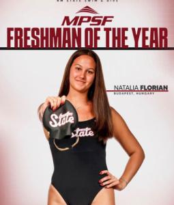 Flórián Natália nemzetközi sportelismerésben részesült.