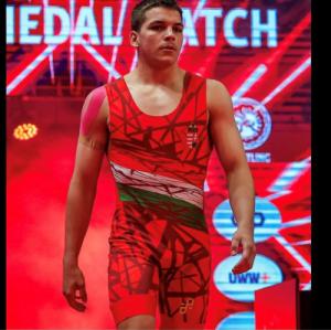 Szilágyi Dominik ezüstérmes az U17-es birkózó Eb-n