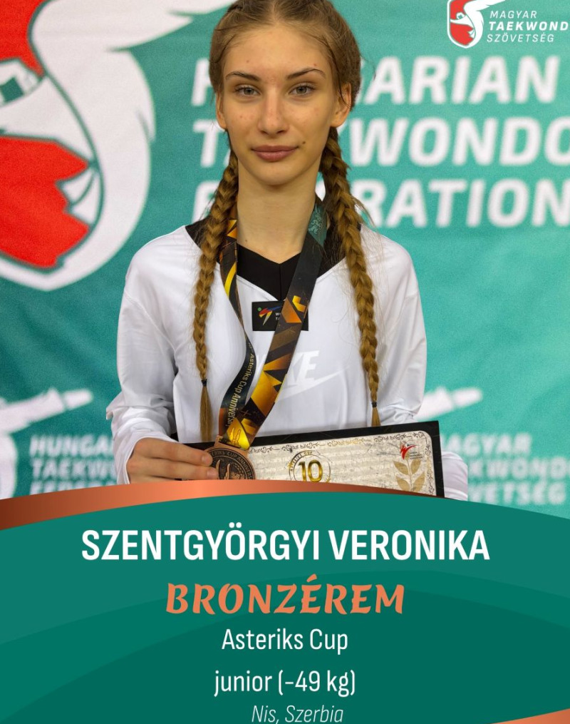 Szentgyörgyi Veronika bronzérmes lett Nišben